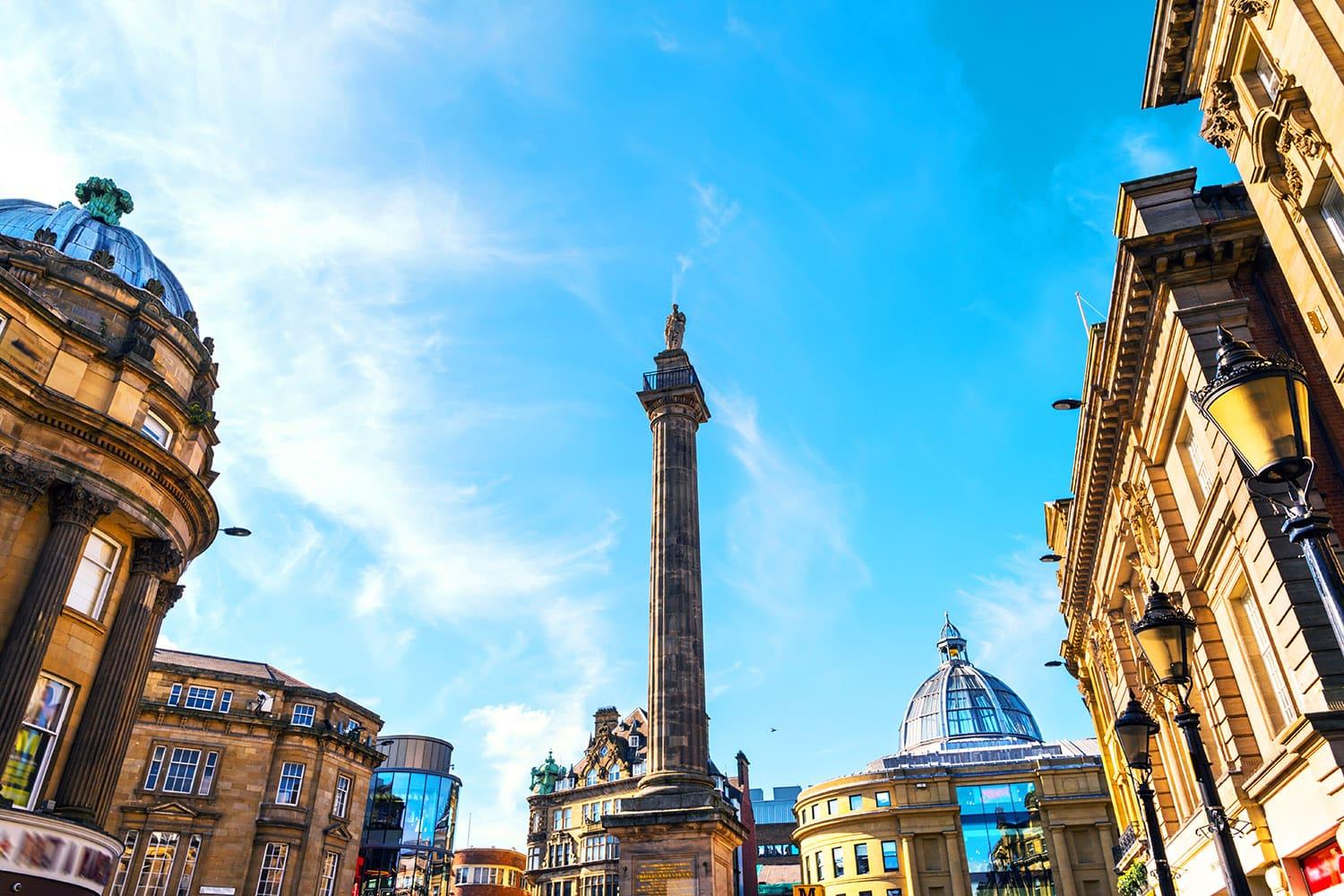 Grey’s Monument and Grey Street
