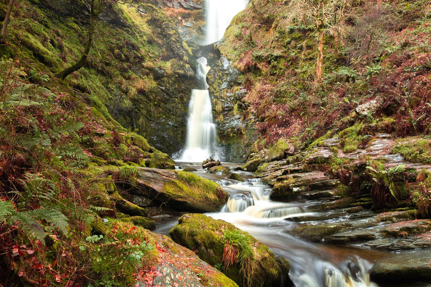 Rhaeadr Ewynnol waterfall