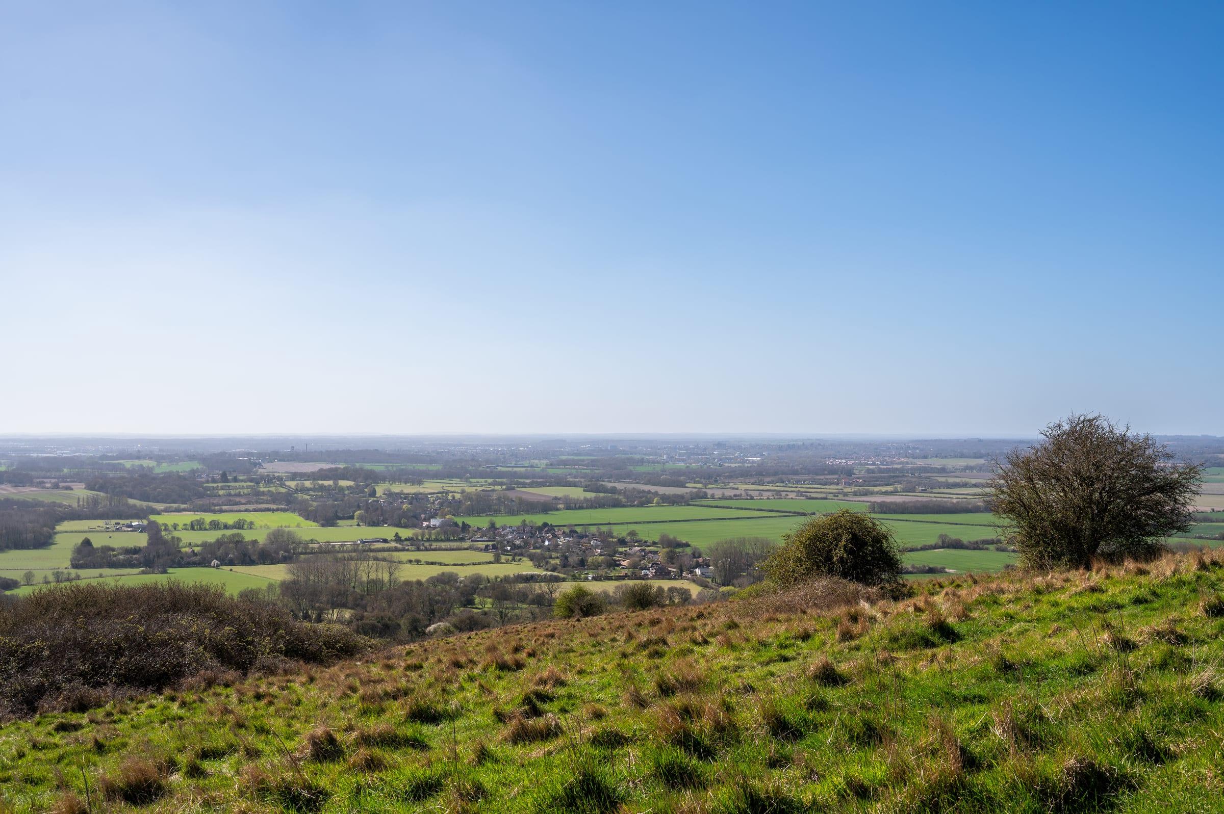 North Downs at Bluebell Hill
