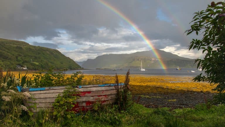 Portree paradisiacal perfection on super Scottish Citylink